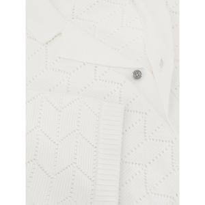 REISS Dalkeith Pointelle-Knit Cuban-Collar Shirt in White